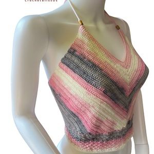 Handmade crochet crop top